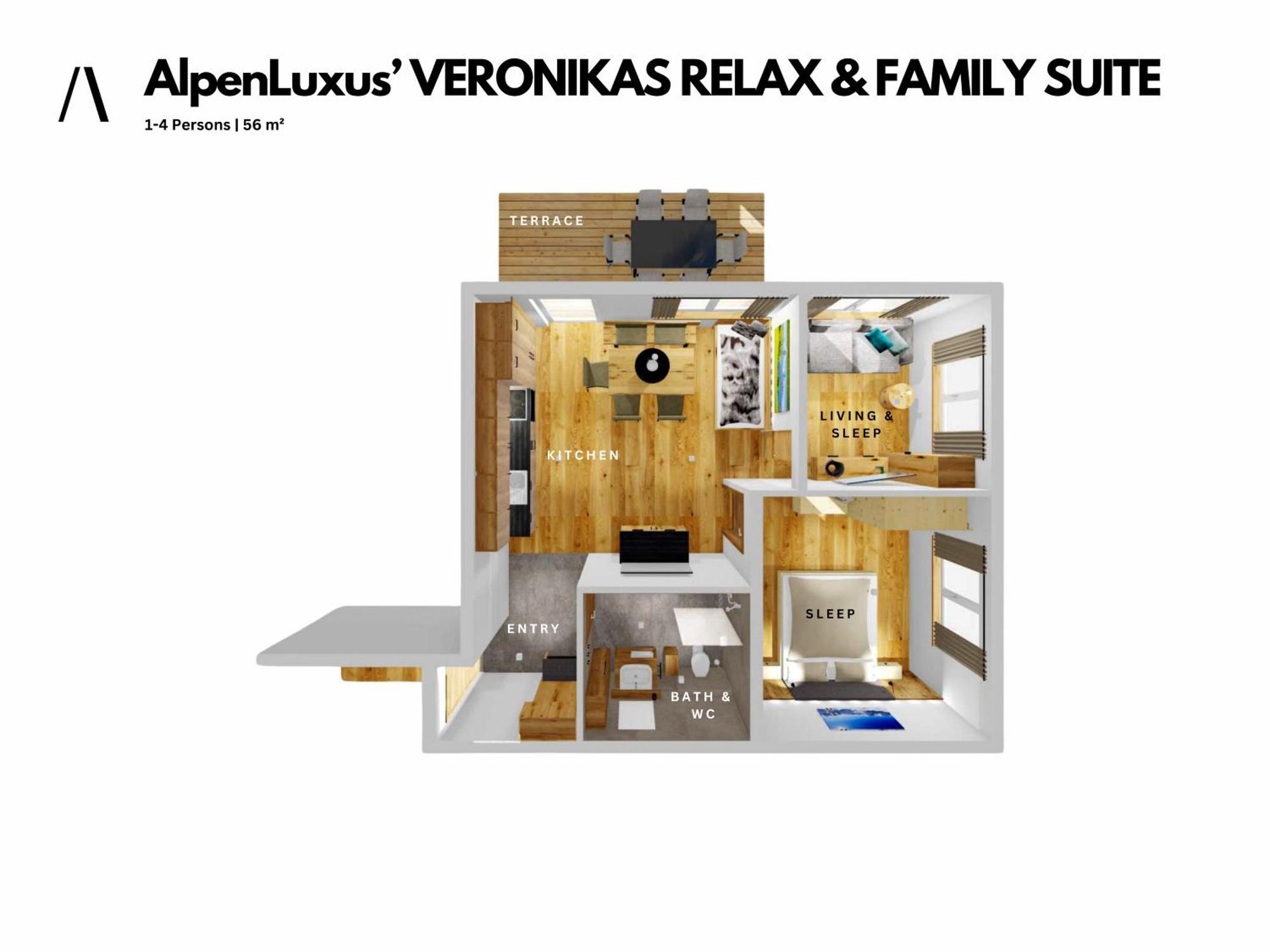 Veronikas Relax & Family Suite - Sun Terrace And Car Park By Alpenluxus Appartements 푸겐 외부 사진